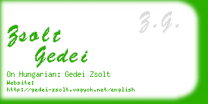 zsolt gedei business card